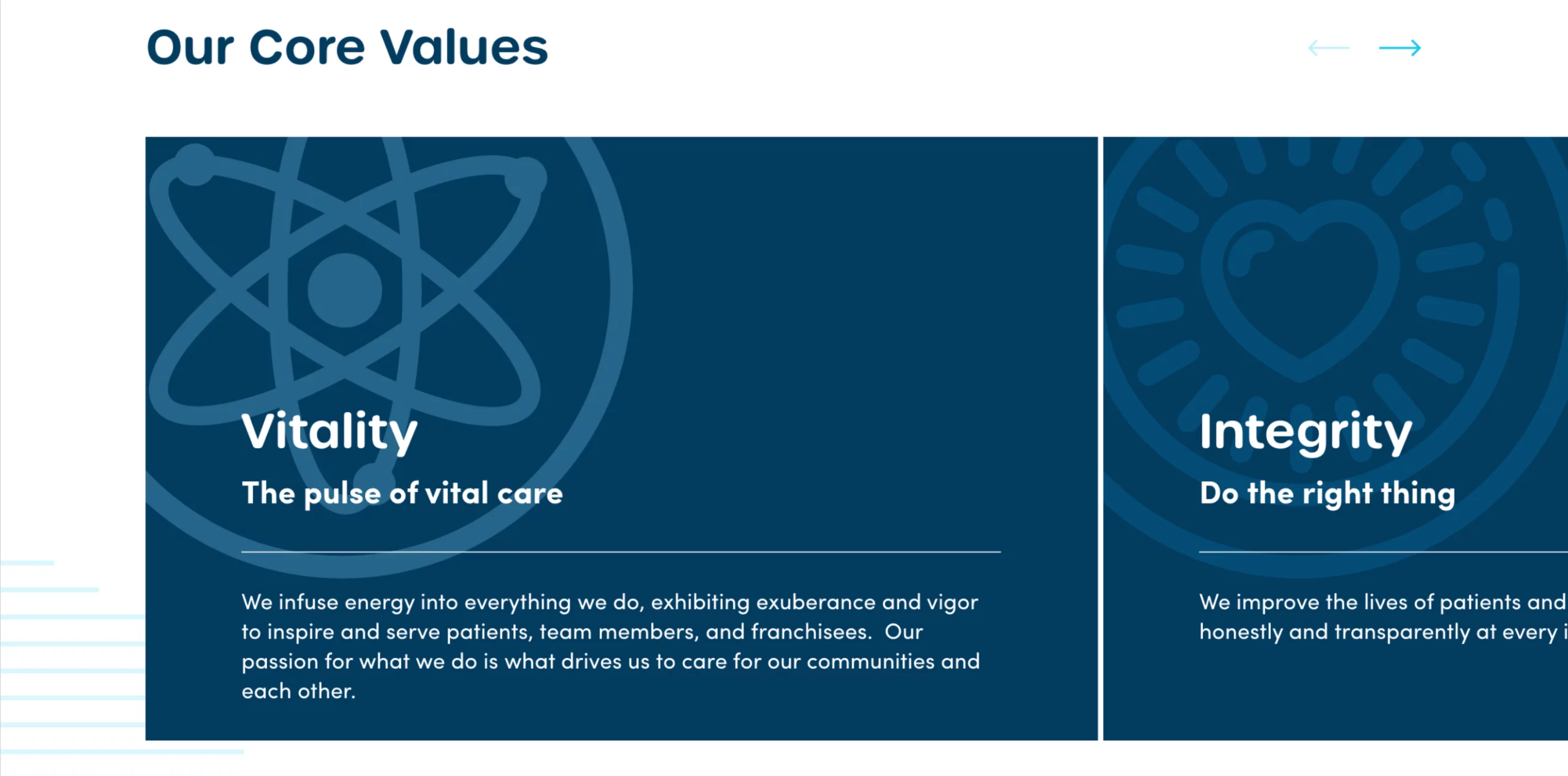 Vital Care CTA Slider