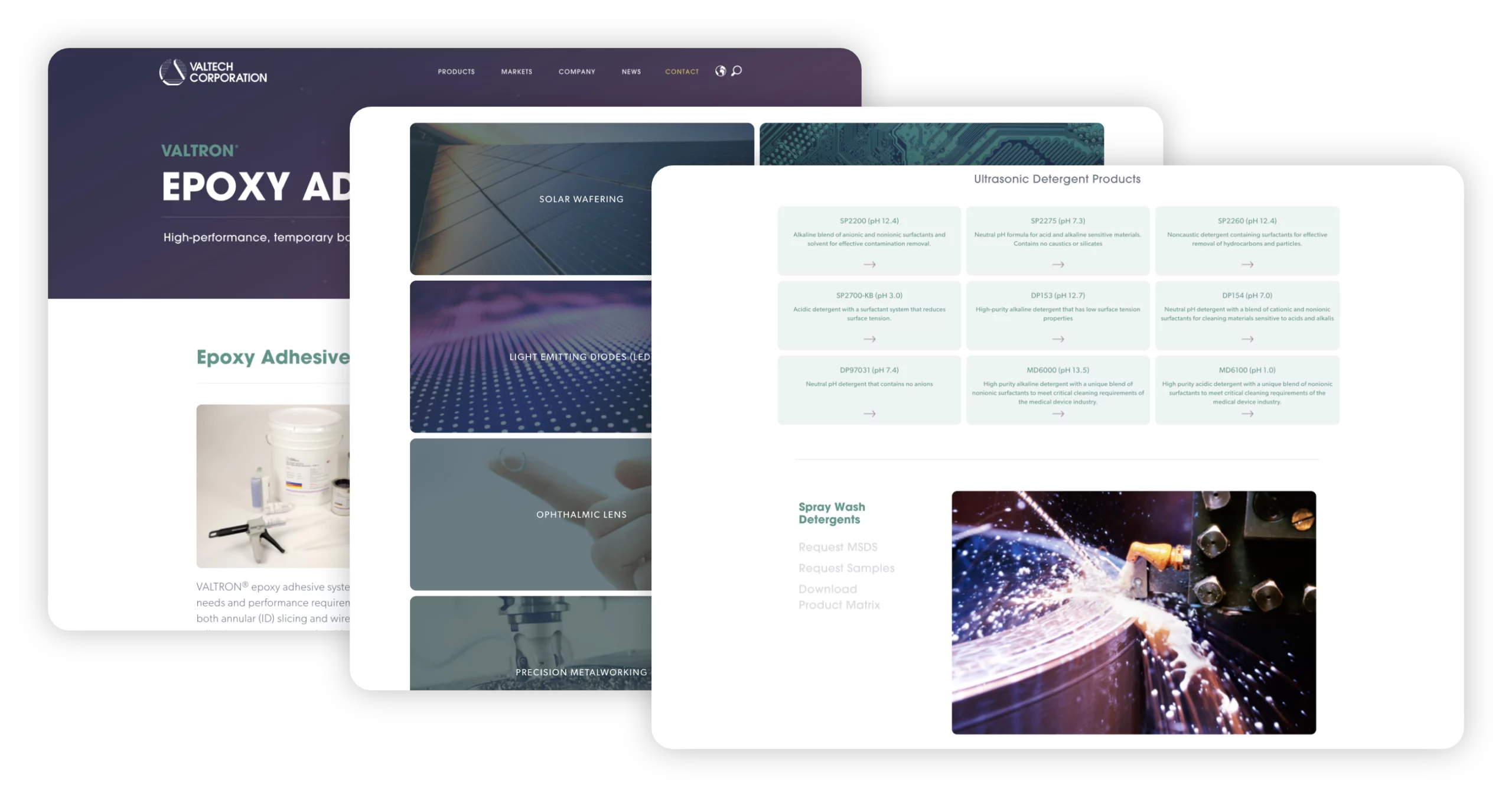 Valtech Desktop Layouts